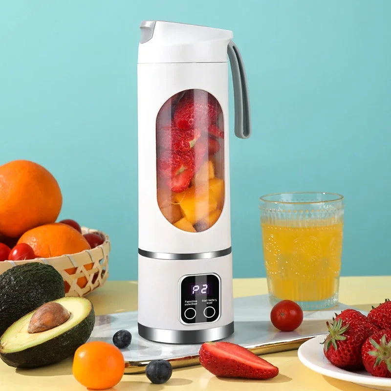 Mixeur Portable USB 450 ml 10 Lames – Smoothies et Glace