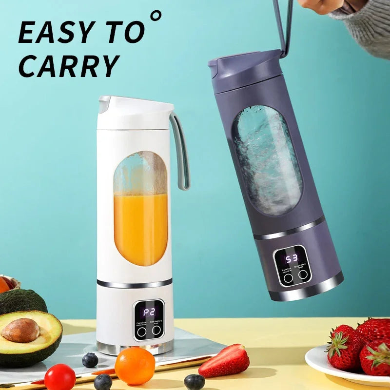 Mixeur Portable USB 450 ml 10 Lames – Smoothies et Glace