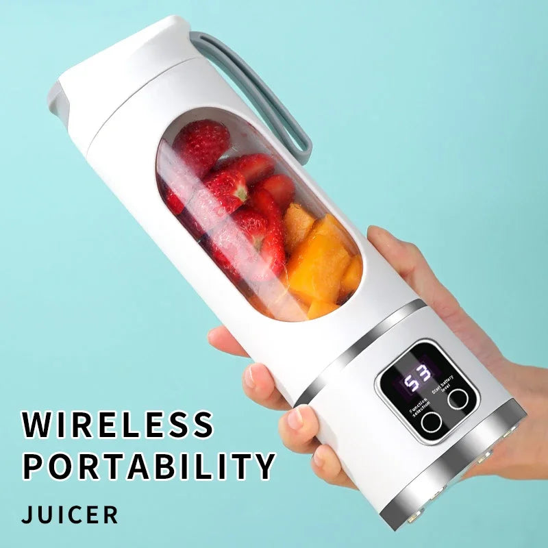 Mixeur Portable USB 450 ml 10 Lames – Smoothies et Glace
